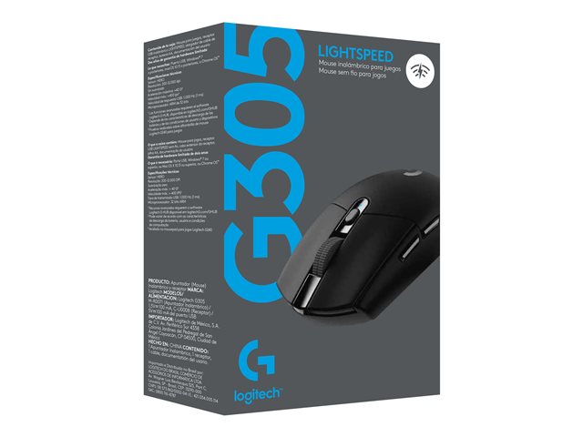 Verpackung Links Vorne LOGITECH G305 Recoil Gaming Mouse - BLACK - EWR2