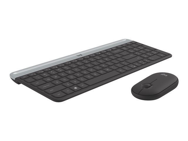 LOGITECH Slim Wireless Keyboard and Mouse Combo MK470 - GRAPHITE - DEU - CENTRAL