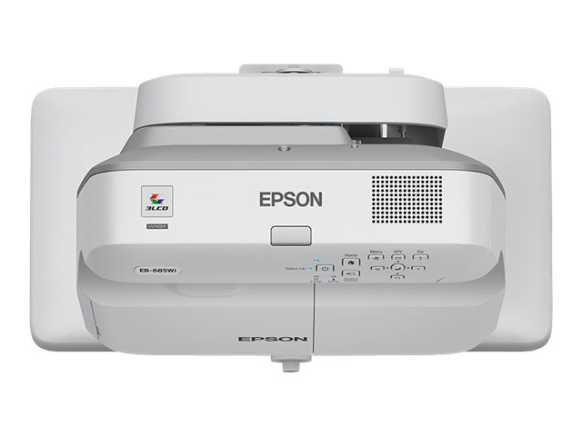 EPSON EB-685Wi 3LCD WXGA interaktiver Ultrakurzdistanzprojektor 1280x800 16:10 3500 Lumen 16W Lautsprecher