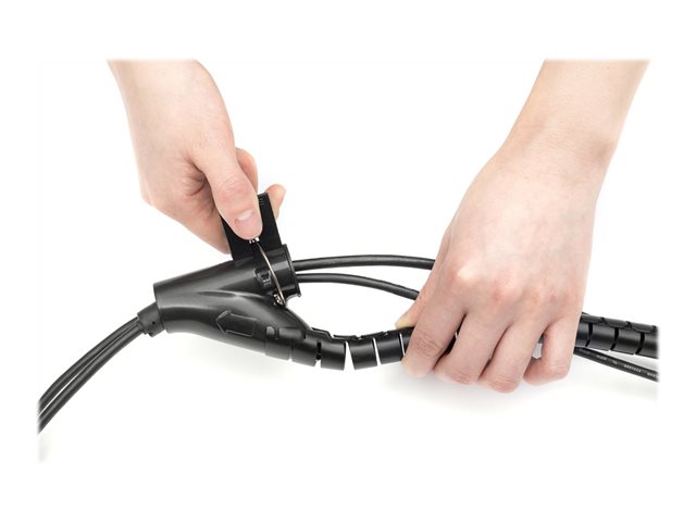 DIGITUS Kabelschlauch schwarz 5m