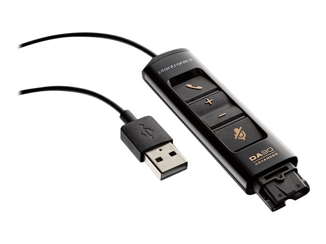 POLY Savi 8220-M UC USB-C Stereo DECT Headset inkl. USB-Dongle ANC fuer PC Microsoft zertifiziert