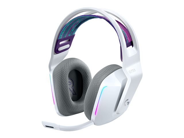 Produkt Rechts Vorne LOGITECH G733 LIGHTSPEED Wireless RGB Gaming Headset - WHITE - EMEA