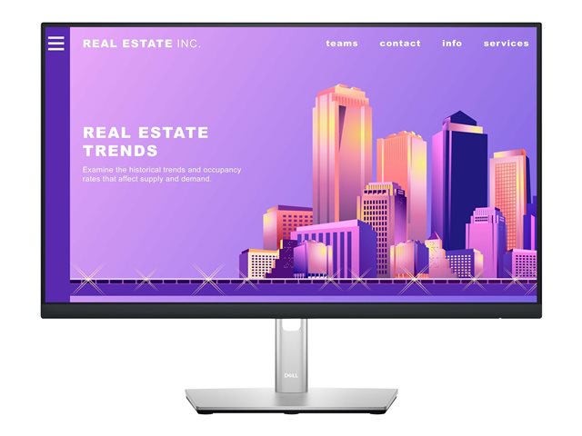 DELL Monitor - P2422H - 60,5cm 23,8Zoll 1920x1080 16:9 IPS Antiglare 250cd/m2 60Hz 5ms VGA HDMI DP