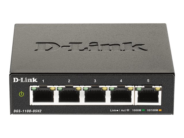 D-LINK DGS-1100-05V2 5-Port Gigabit Easy Smart Managed Switch
