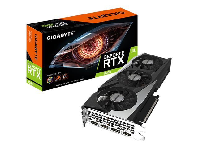 GIGABYTE GeForce RTX 3060 GAMING OC 12GB 192bit 3xDP 3xHDMI LHR