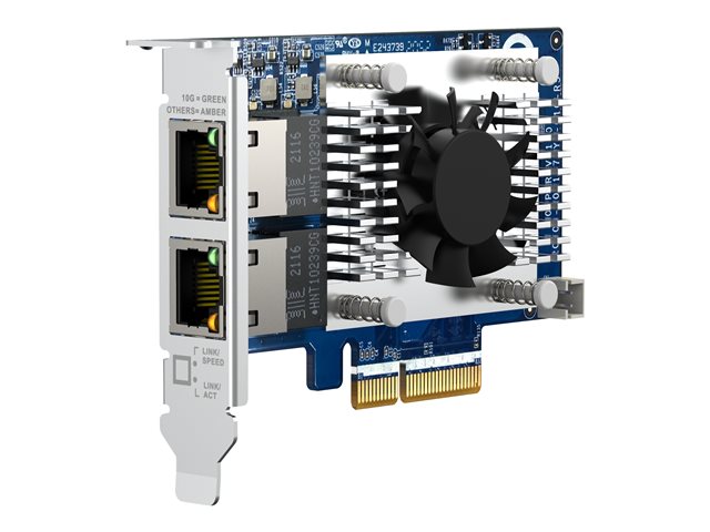 QNAP Dual-port 10GbE Network Adaptor Aquantia AQC113C PCIe supported NAS