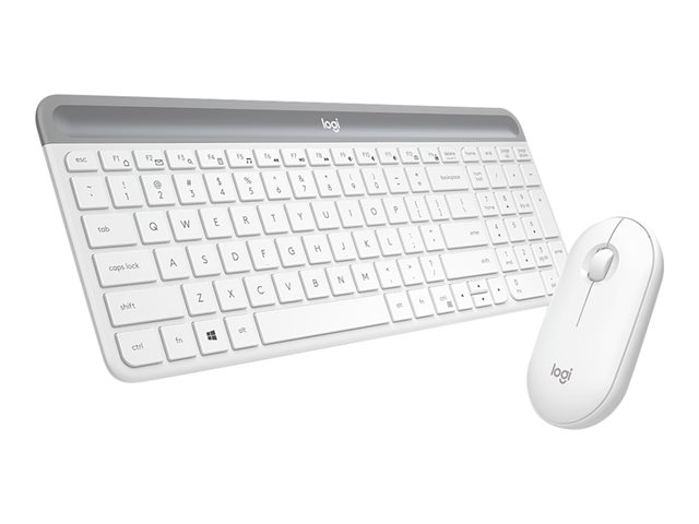 LOGITECH Slim Wireless Keyboard and Mouse Combo MK470 - OFFWHITE - DEU - CENTRAL