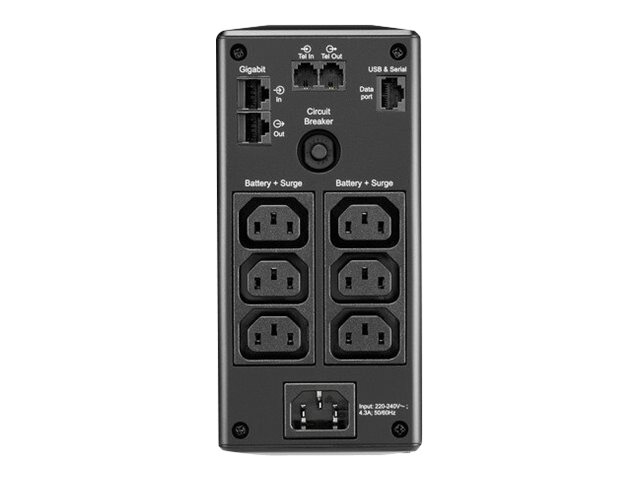 APC Back UPS Pro BR 650VA 6 Outlets AVR LCD Interface