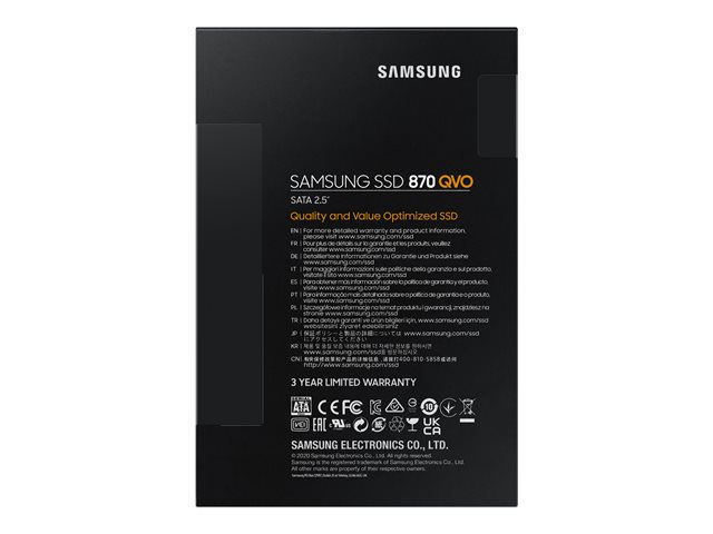 SAMSUNG 870 QVO SSD 8TB SATA 6,35cm 2,5Zoll SATA III