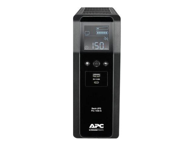 APC Back UPS Pro BR 1600VA Sinewave 8 Outlets AVR LCD interface