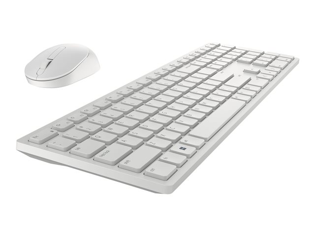 DELL Pro Wireless Keyboard and Mouse KM5221W German QWERTZ - White