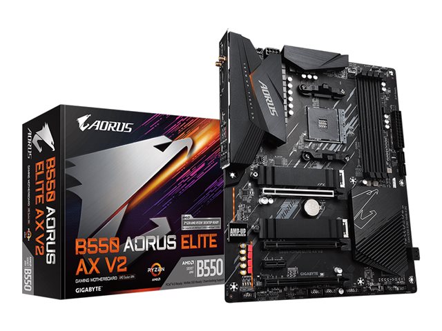 GIGABYTE B550 AORUS ELITE AX V2 AM4 DDR4 2xM.2 4xSATA HDMI ATX MB