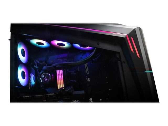 GIGABYTE AORUS WATERFORCE X 280 All-in-one Liquid Cooler with Circular LCD Display RGB Fusion 2.0 Triple 140mm ARGB