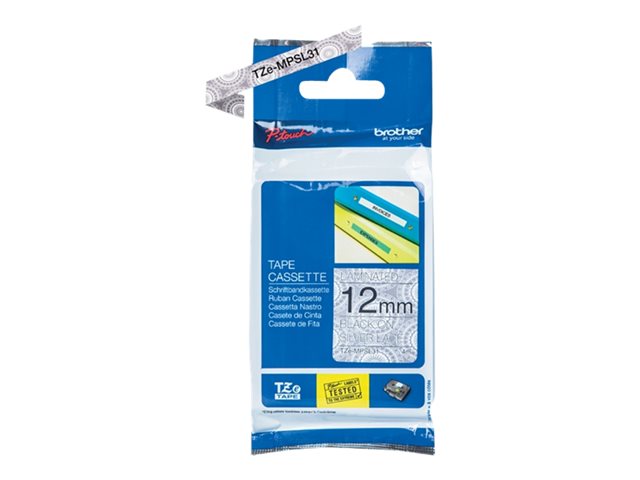 BROTHER TZe-MPSL31 Schriftband P-touch mit Muster (laminiert)4m lang