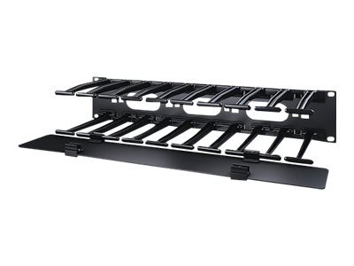 APC 2U Horizontal Cable Manager 6 Fingers top and bottom