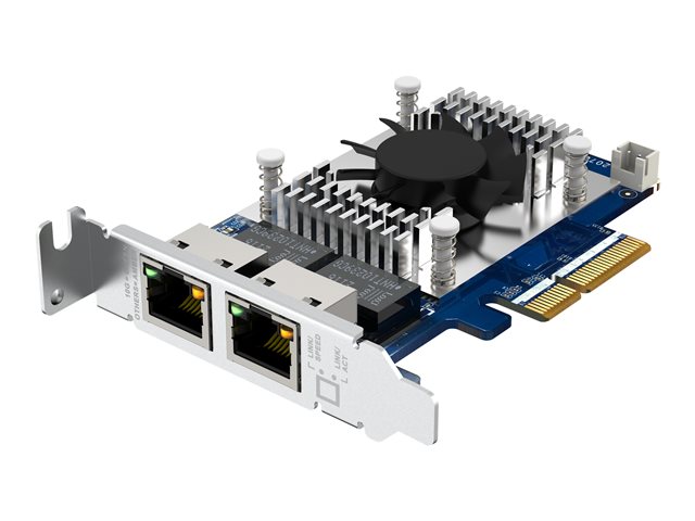 QNAP Dual-port 10GbE Network Adaptor Aquantia AQC113C PCIe supported NAS