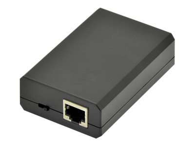 DIGITUS Gigabit PoE+ Splitter 10/100/1000 Mbps 24W Input 802.3at PoE Output 5V/2A 9V/2A 12V/2A Kunststoff-Gehause schwarz