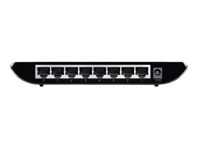 TP-LINK TL-SG1008D 8-Port Gigabit Desktop Switch 8× Gigabit RJ45 Port Plug & Play Auto-MDI/MDIX Wandmontage mgl.