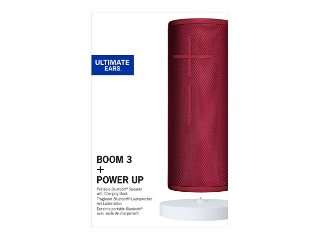 LOGITECH Ultimate Ears BOOM 3 Wireless Bluetooth Speaker - SUNSET RED - EMEA