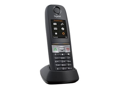 GIGASET E630HX schwarz 4,6 cm 1,8 Zoll bel. TFT Farbdisplay IP65 wasserdicht Vibrationsalarm für DECT Basisstationen und Router