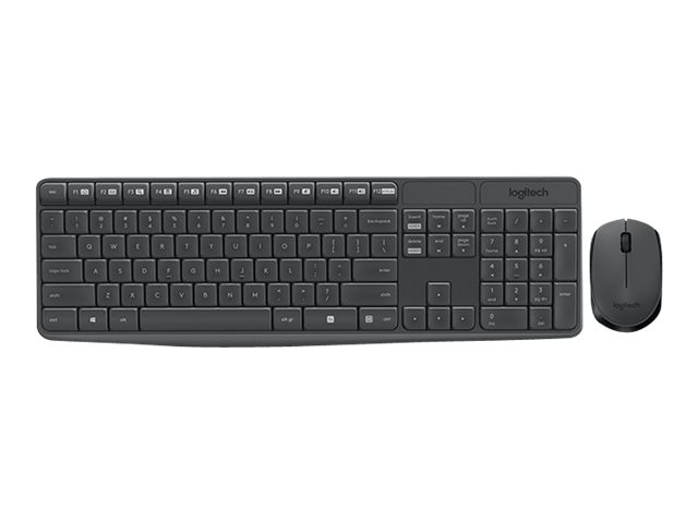 LOGITECH MK235 wireless Keyboard + Mouse Combo Grey - INTNL (US)