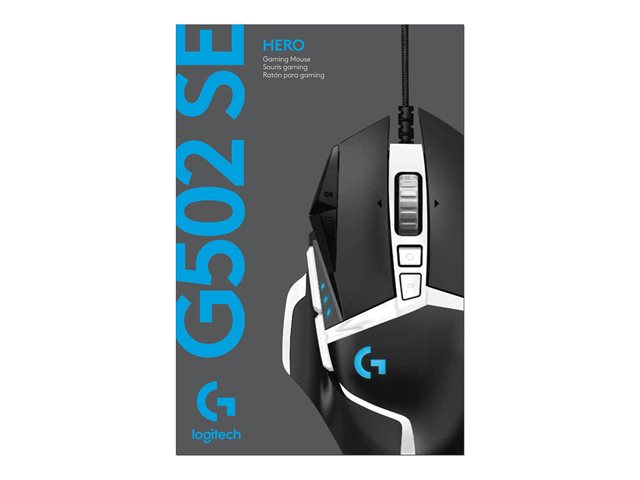 LOGITECH G502 SE HERO Gaming Mouse BLACK AND WHITE SE EER2