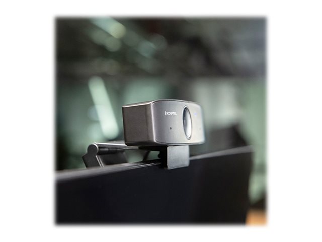 KONFTEL CAM10 Business - Webcam Full HD 1080p 90 Grad Blickwinkel 2 Mikrofone USB 2.0 4x Zoom Autofokus integrierte Stativmutter