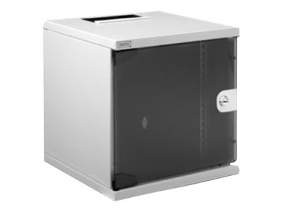 DIGITUS 25,4cm 10Zoll Wandschrank 6HE RAL7035 grau