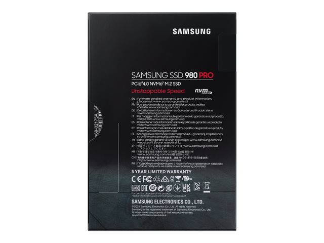 SAMSUNG 980 PRO SSD 1TB M.2 NVMe PCIe 4.0