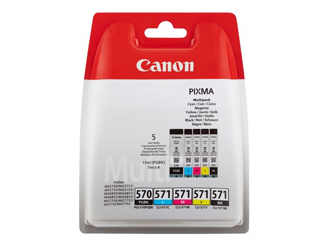 CANON PGI-570/CLI-571 PGBK/C/M/Y/BK MULTI BL w/o SEC