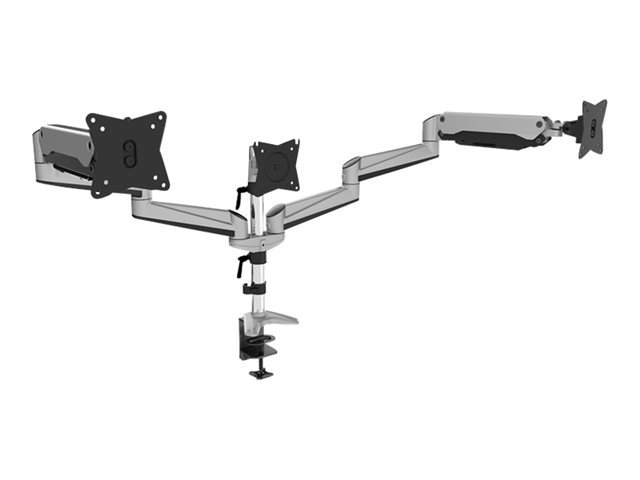 DIGITUS Dreifachmonitor-Halter für LCD/LED Monitor bis zu 69cm 27Zoll flexible Gasfederhalterung max Bel. 6kg max VESA 100x100