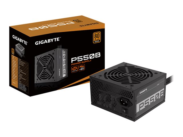 GIGABYTE GP-P550B 5?50W ATX12V 80 PLUS Bronze certified Active PFC Power Supply