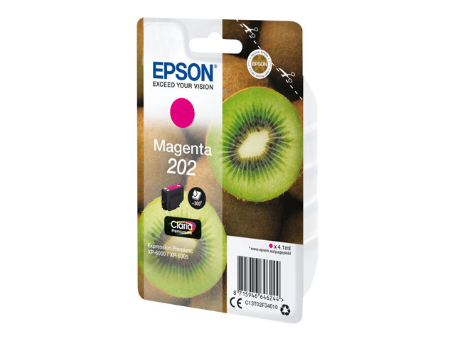 EPSON Singlepack Magenta 202 Kiwi Clara Premium Ink