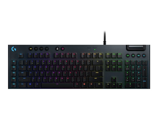 LOGITECH G815 LIGHTSPEED RGB Mechanical Gaming Keyboard  GL Tactile - CARBON - CH - CENTRAL
