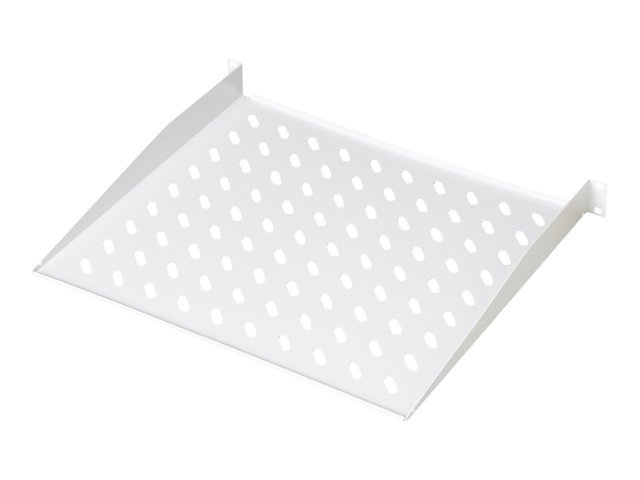 DIGITUS Fachboden 48,3cm 19Zoll fuer Wandschraenke RAL7035 grau 483x250x44mm incl. Befestigungsmaterial