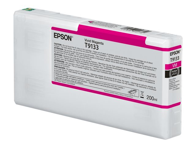 EPSON T9133 Vivid Magenta Ink Cartridge 200ml