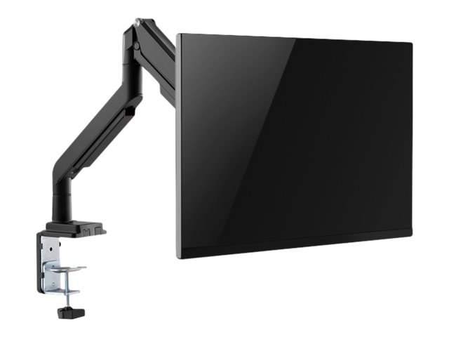 Produkt Links Vorne DIGITUS DA-90394 Single Gasdruckfeder Monitor Klemm-Halter 43,18-81,28cm 17-32Zoll 9 kg max. schwarz