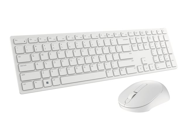 DELL Pro Wireless Keyboard and Mouse KM5221W German QWERTZ - White