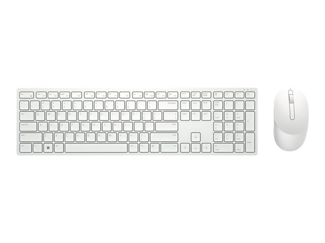 DELL Pro Wireless Keyboard and Mouse KM5221W German QWERTZ - White