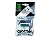 BROTHER MK221S Schriftbandkassetten weiss schwarz 4mx9mm nicht laminiert fuer P-touch 55 60 65 75 80 85 110 BB4