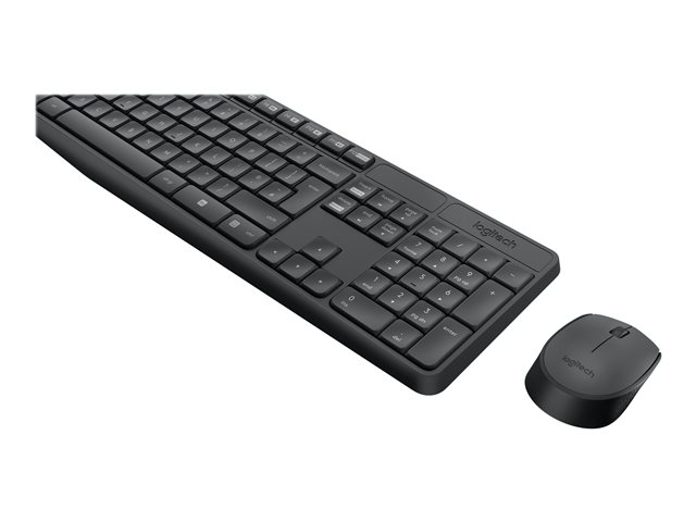 LOGITECH MK235 Wireless Keyboard and Mouse - GREY - HRV-SLV - INTNL