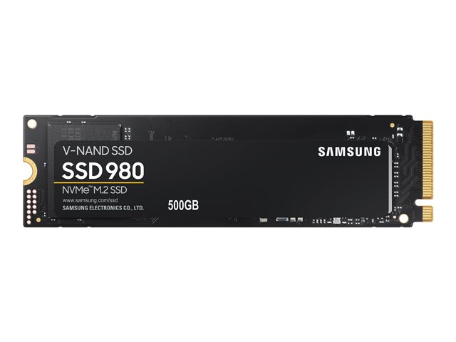 SAMSUNG 980 Basic SSD 500GB M.2 NVMe PCIe 3.0 3.100 MB/s read 2.600MB/s write