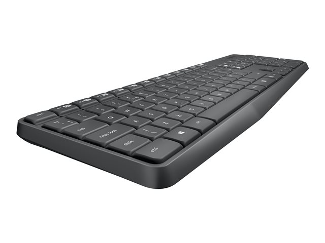 LOGITECH MK235 Wireless Keyboard and Mouse - GREY - HRV-SLV - INTNL