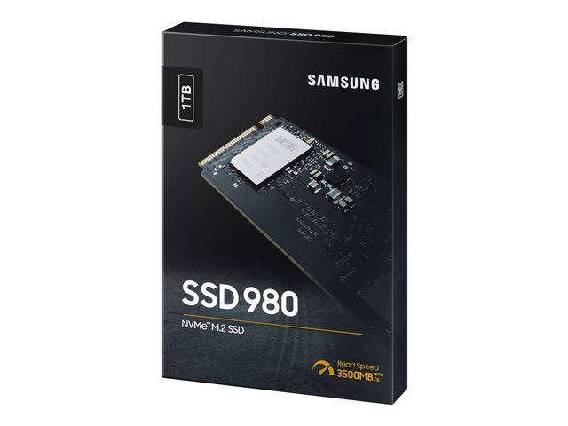 SAMSUNG 980 Basic SSD 1TB M.2 NVMe PCIe 3.0 3.500 MB/s read 3.000MB/s write