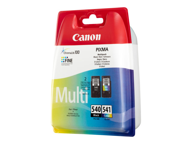 CANON PG-540 / CL-541 Tinte schwarz und farbig Standardkapazität Multipack blister with security