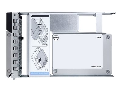 DELL 960GB SSD SATA Mixed Use 6Gbps 512e 6,35cm 2,5Zoll with 8,89cm 3,5Zoll HYB CARR CUS Kit