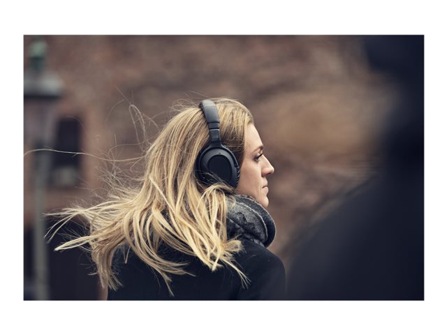 Anwendungsbeispiel Linke Seite EPOS SENNHEISER ADAPT 660 Over-Ear Bluetooth Stereo Headset mit ANC USB-A BT-Dongle Hardcase Teams zertifiziert