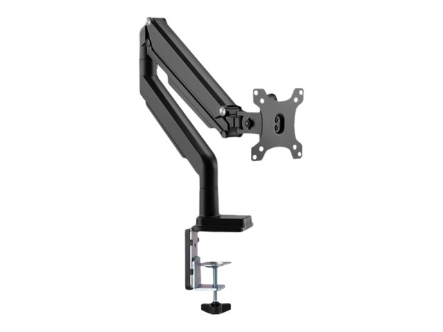 Produkt Links Vorne DIGITUS DA-90394 Single Gasdruckfeder Monitor Klemm-Halter 43,18-81,28cm 17-32Zoll 9 kg max. schwarz
