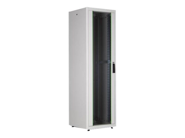 DIGITUS 22HE Netzwerkschrank Dynamic Basic 1155x600x600mm Farbe Schwarz RAL 9005 mit Glastür