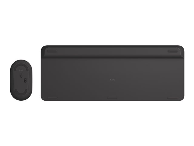 LOGITECH Slim Wireless Keyboard and Mouse Combo MK470 - GRAPHITE - DEU - CENTRAL